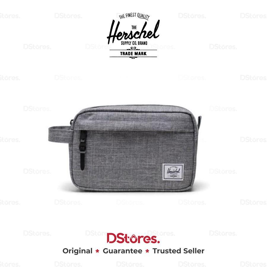 HERSCHEL Chapter Travel Kit Pouch (5 L) - Raven Crosshatch