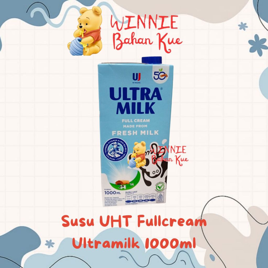 

Susu UHT Fullcream Ultramilk 1000ml