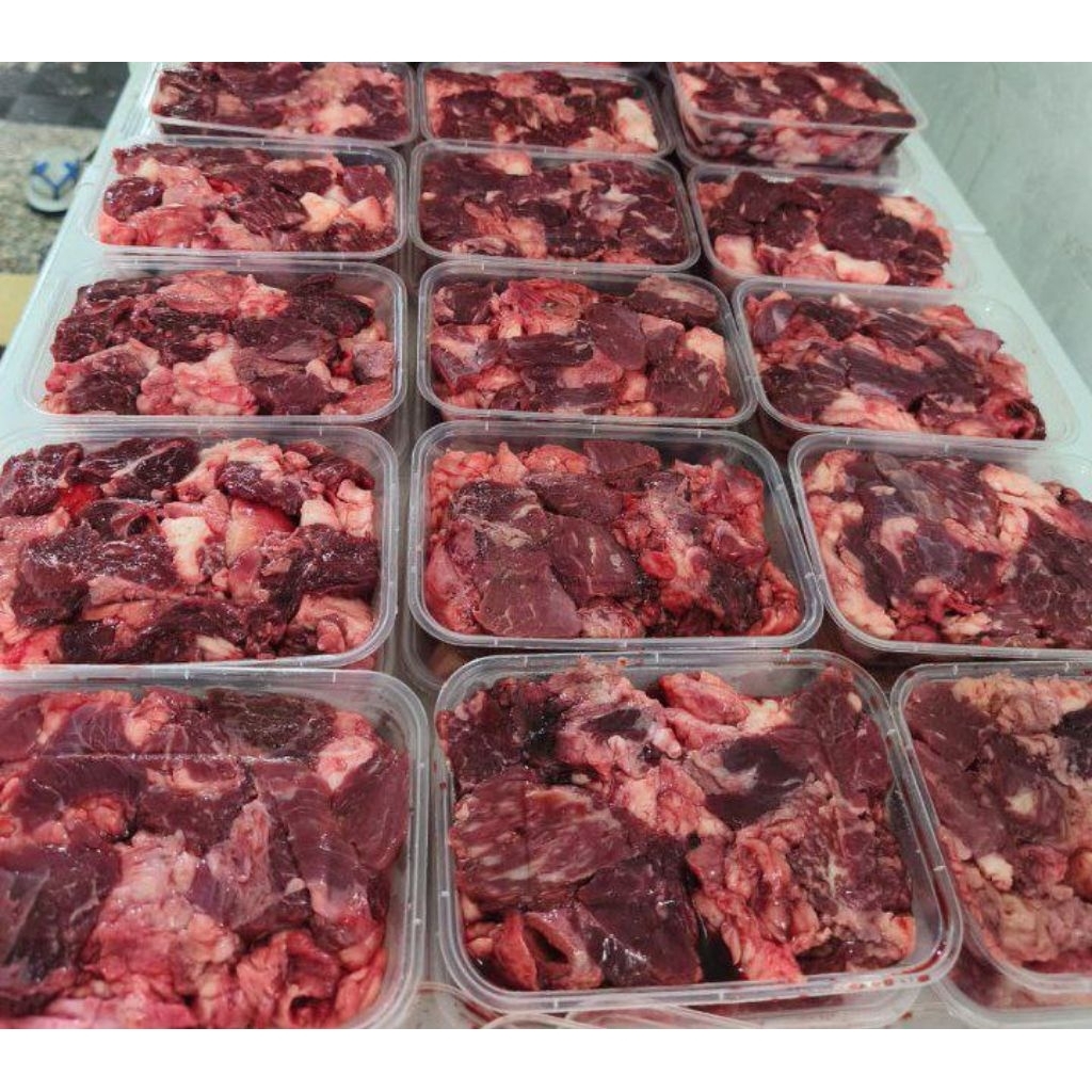 

READI KEMASAN BOX TETELAN DAGING SAPI ±500GR FROZEN