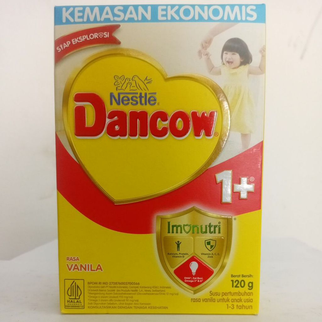 

Susu Dancow 1+ Vanila 120g - Susu Anak usia 1-3 tahun Rasa Vanila
