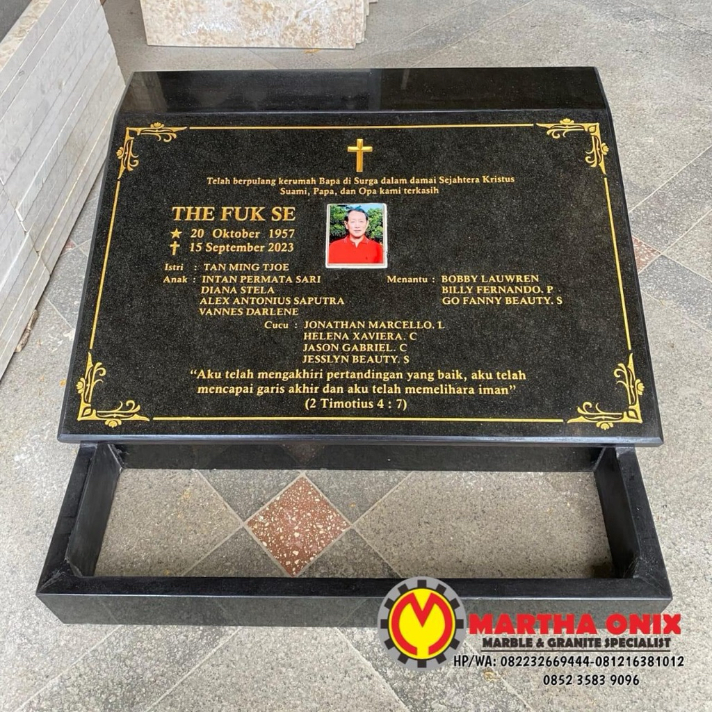 Batu Nisan Makam Granite | Nisan Granite Alam | Maesan Marmer Granite | Nisan Makam Kristen