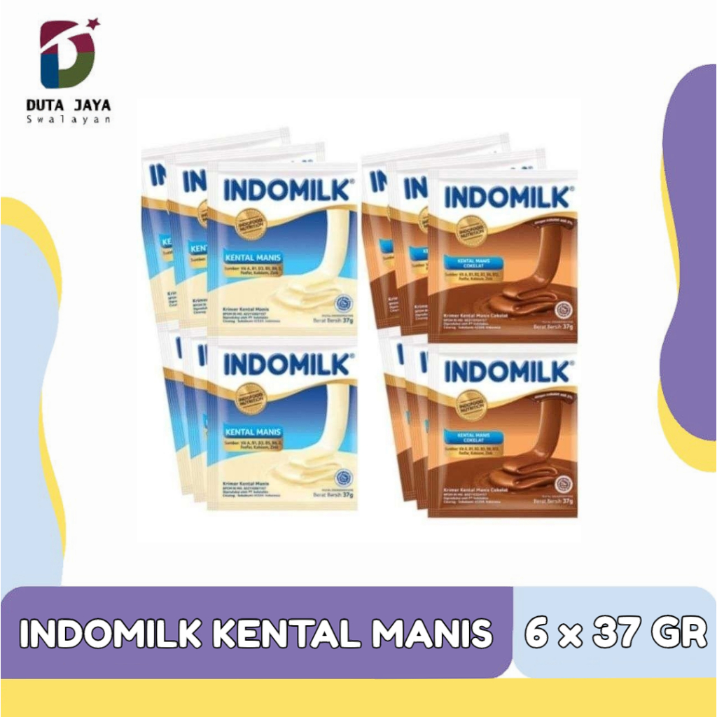 

Indomilk Kental Manis Sachet isi 6 Pcs / Susu Indomilk Sachet