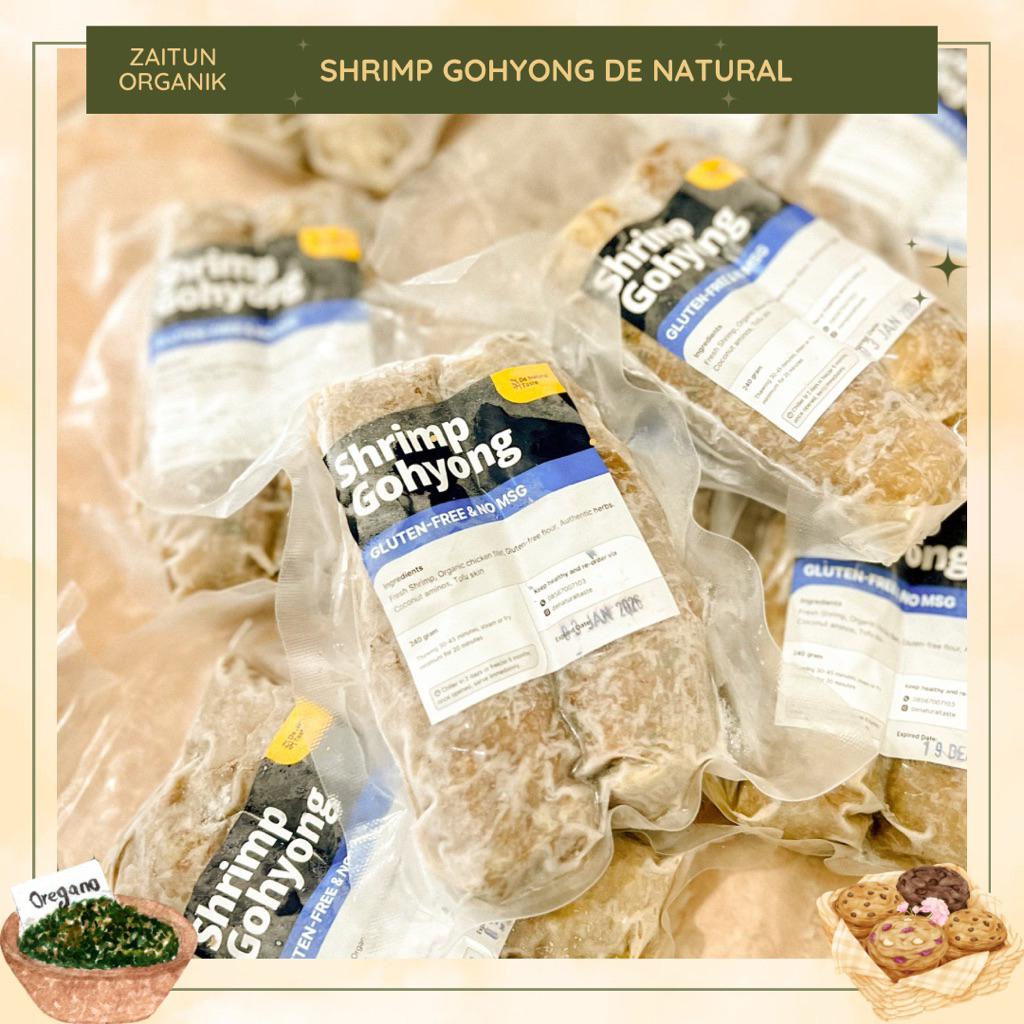 

Shrimp Ekkado | Shrimp Gohyong | Gluten Free | Tanpa MSG | Cemilan Sehat Natural | Tanpa Pengawet | De Natural Taste