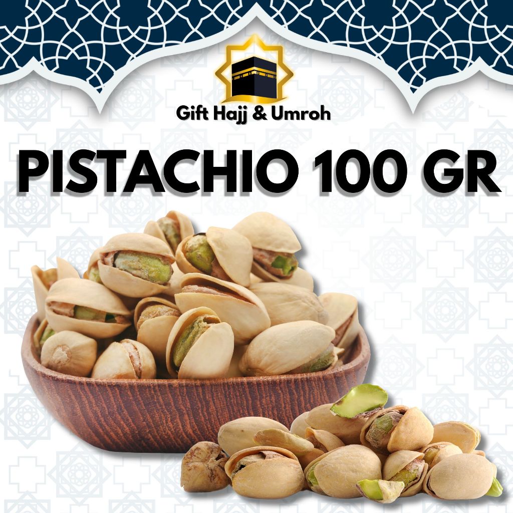 

KACANG PISTACIO 100 GR KACANG FUSTUK OLEH OLEH HAJI DAN UMROH