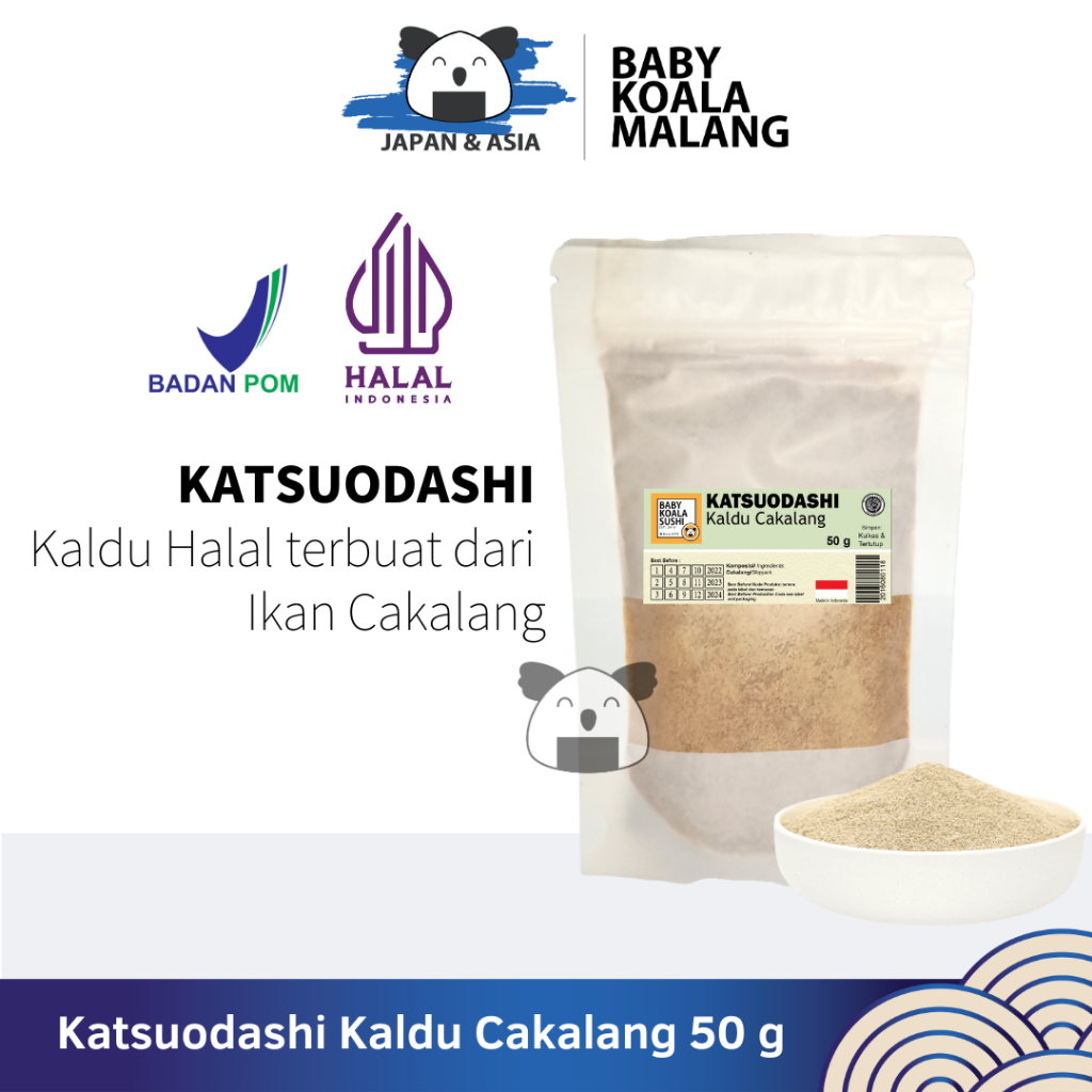 

KATSUO DASHI Katsuodashi Kaldu Ikan Cakalang 50 g Halal │ Bonito/ Katsuobushi Stock for Ramen -BKM