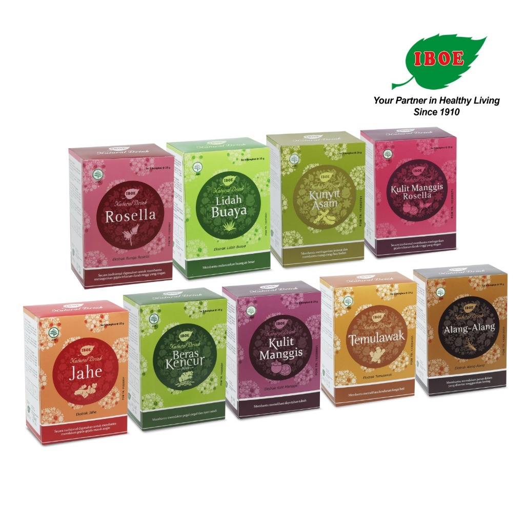 

Jamu Iboe Health Drink Alang-alang, Beras Kencur, Jahe, Kulit Manggis, Kunyit Asam, Lidah Buaya 5's / Jamu Jahe Kencur