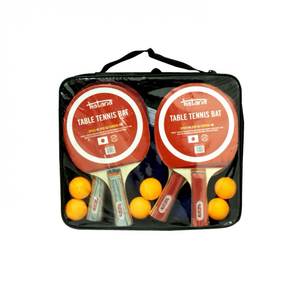 1set Bet Pingpong Katana 4 Bet Pingpong + 6pcs Bola + 1 Tiang Net Pingpong