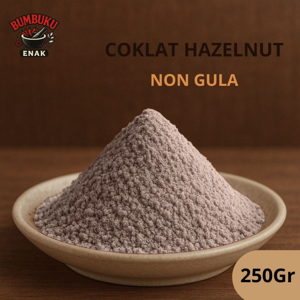 

Bumbu Tabur Non Gula Rasa Coklat Hazelnut 250gr – Bubuk Minuman Premium Tanpa Gula untuk Cafe, UMKM & Reseller