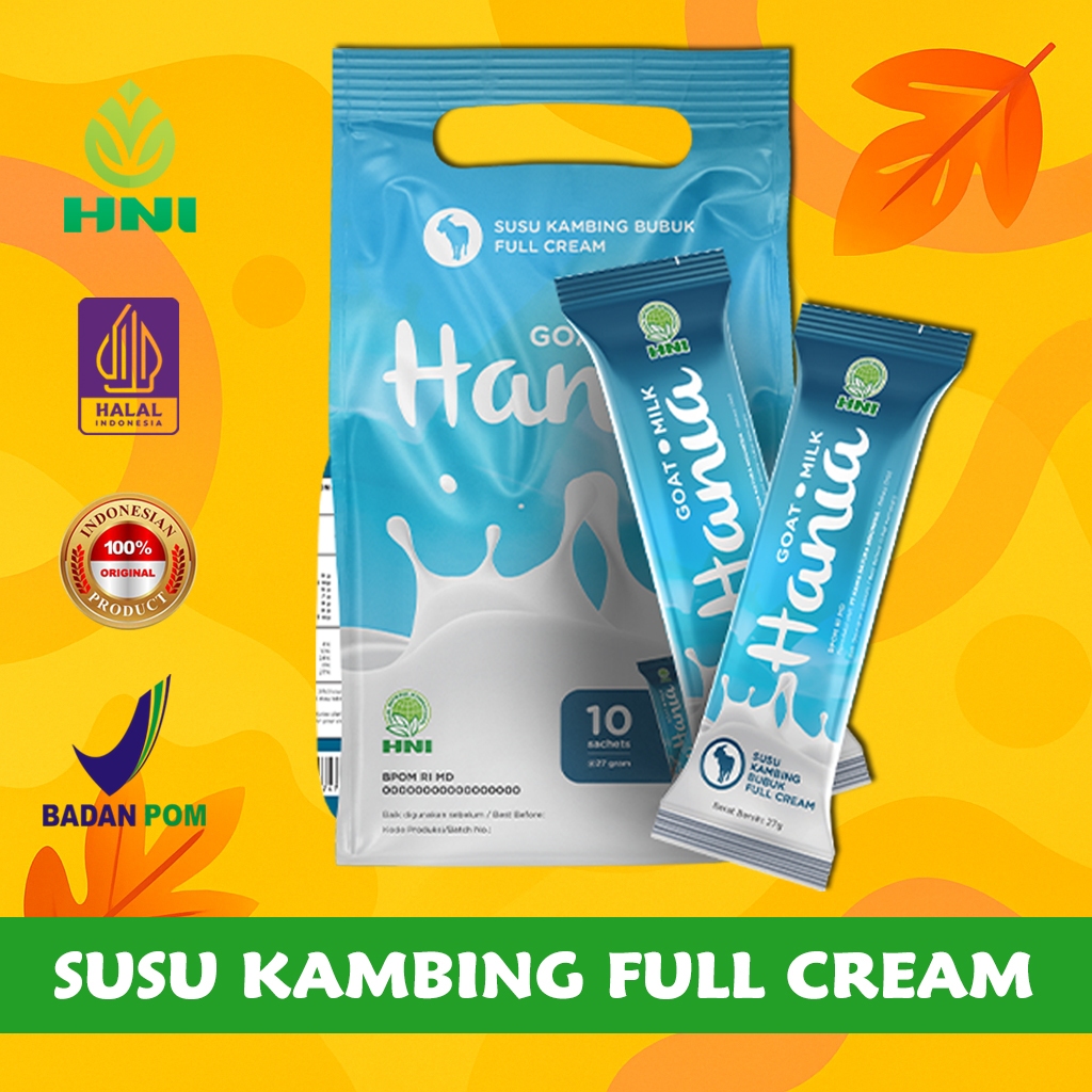 

HANIA GOAT MILK FULL CREAM - Susu bubuk, susu kambing