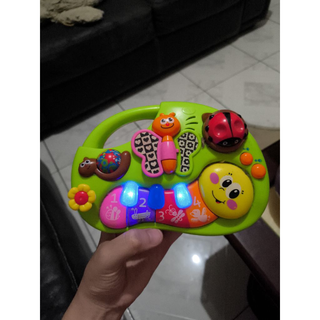 huile toys mainan piano anak music preloved bekas second x fisher price little tikes elc