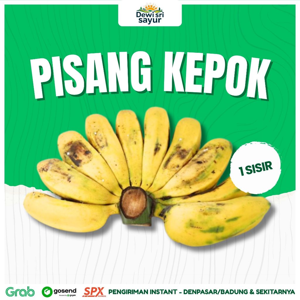 

Pisang Kepok 1 Sisir – Dewi Sri Sayur