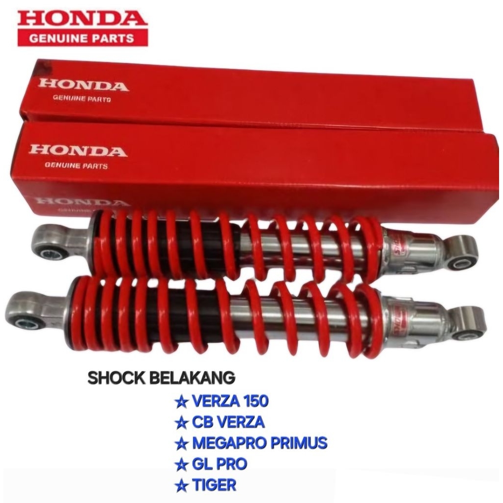 SHOCK BELAKANG SHOCKBREAKER VERZA 150 CB VERZA PNP MEGAPRO PRIMUS TIGER GLPRO ORIGINAL HONDA MADE IN