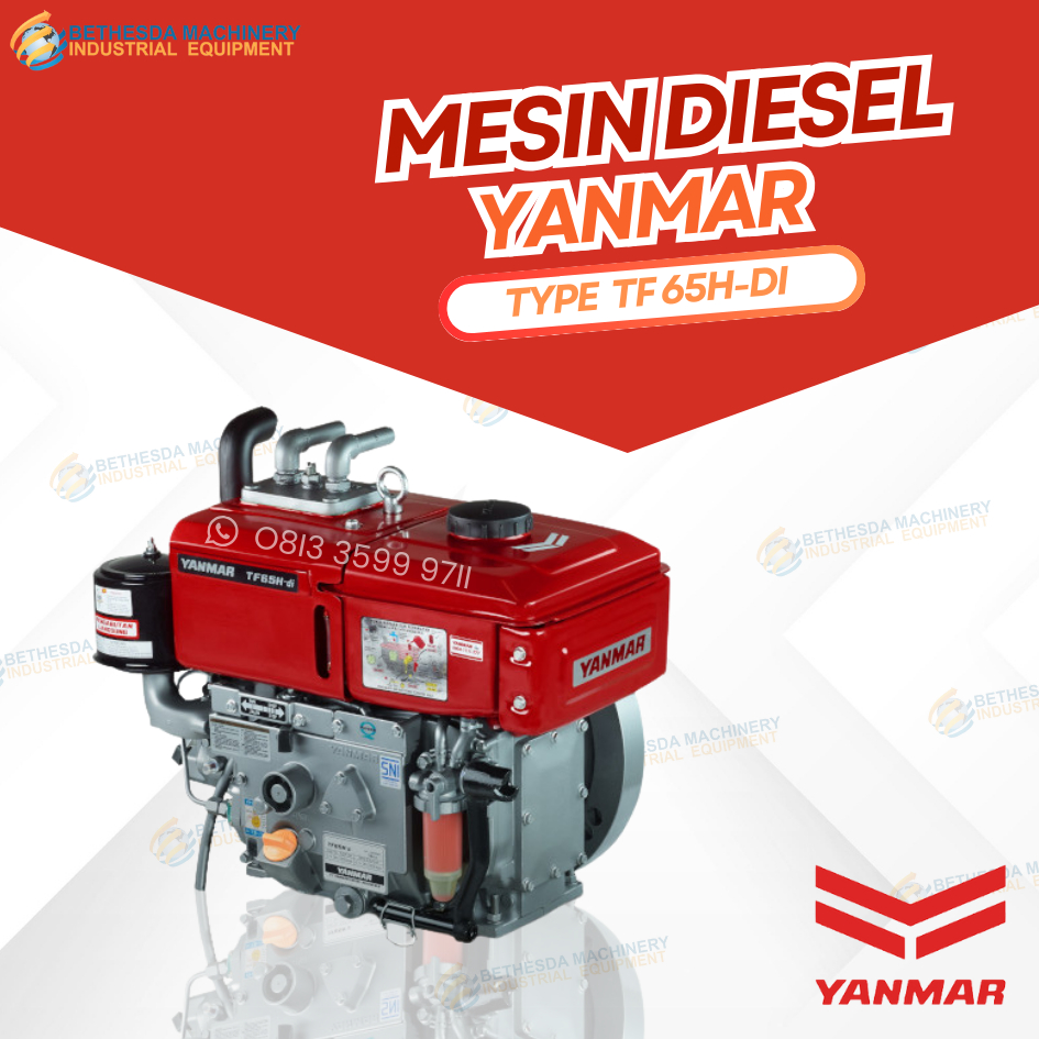Mesin Diesel Penggerak 6.5 HP 6.5hp YANMAR Hopper TF 65 H