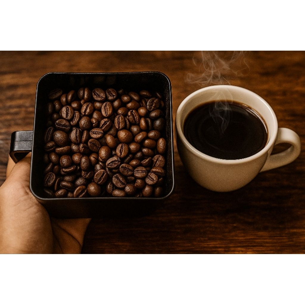 

Biji Kopi Robusta Sangrai Premium 100gr