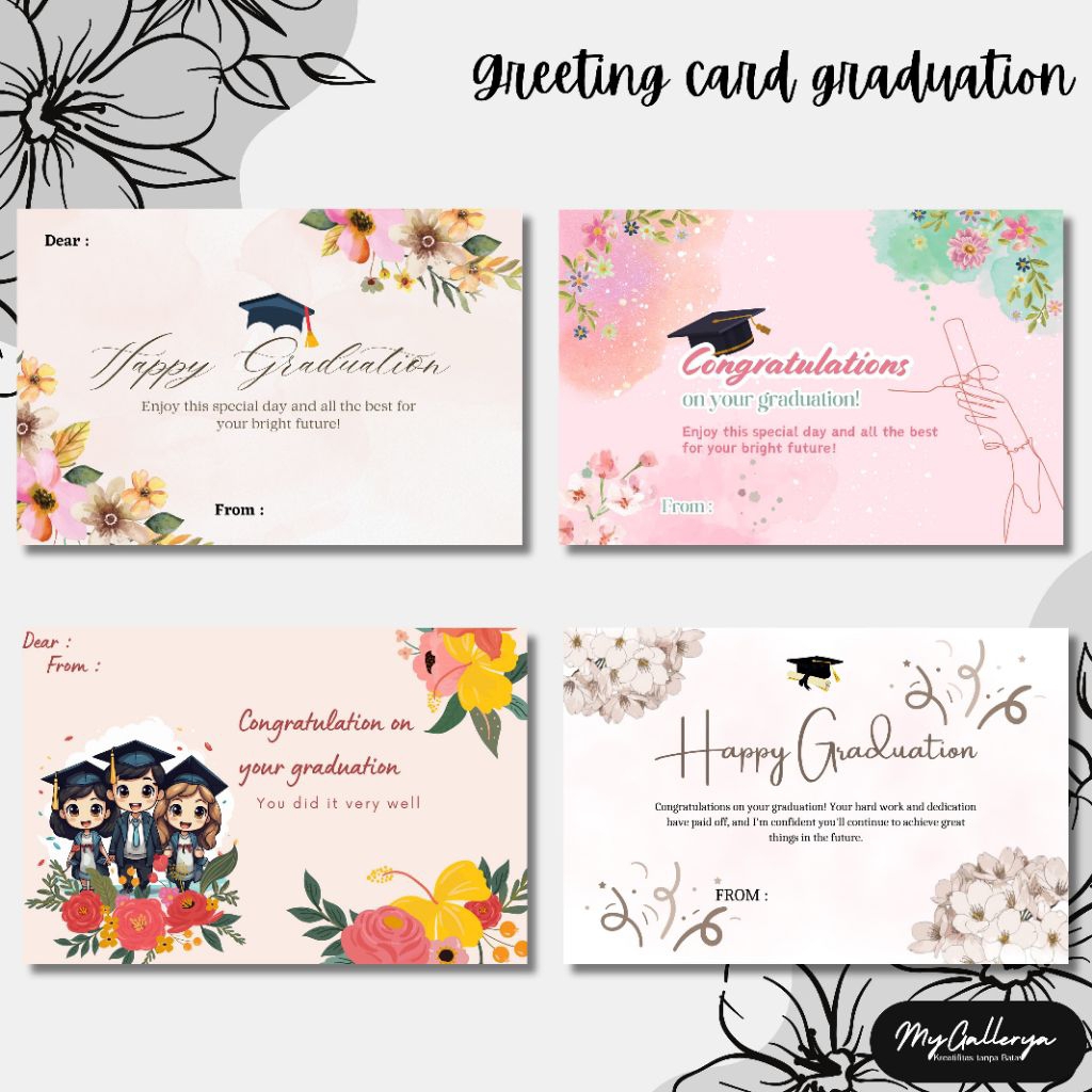graduation card/kartu ucapan wisuda/kartu ucapan kelulusan/greeting card graduation