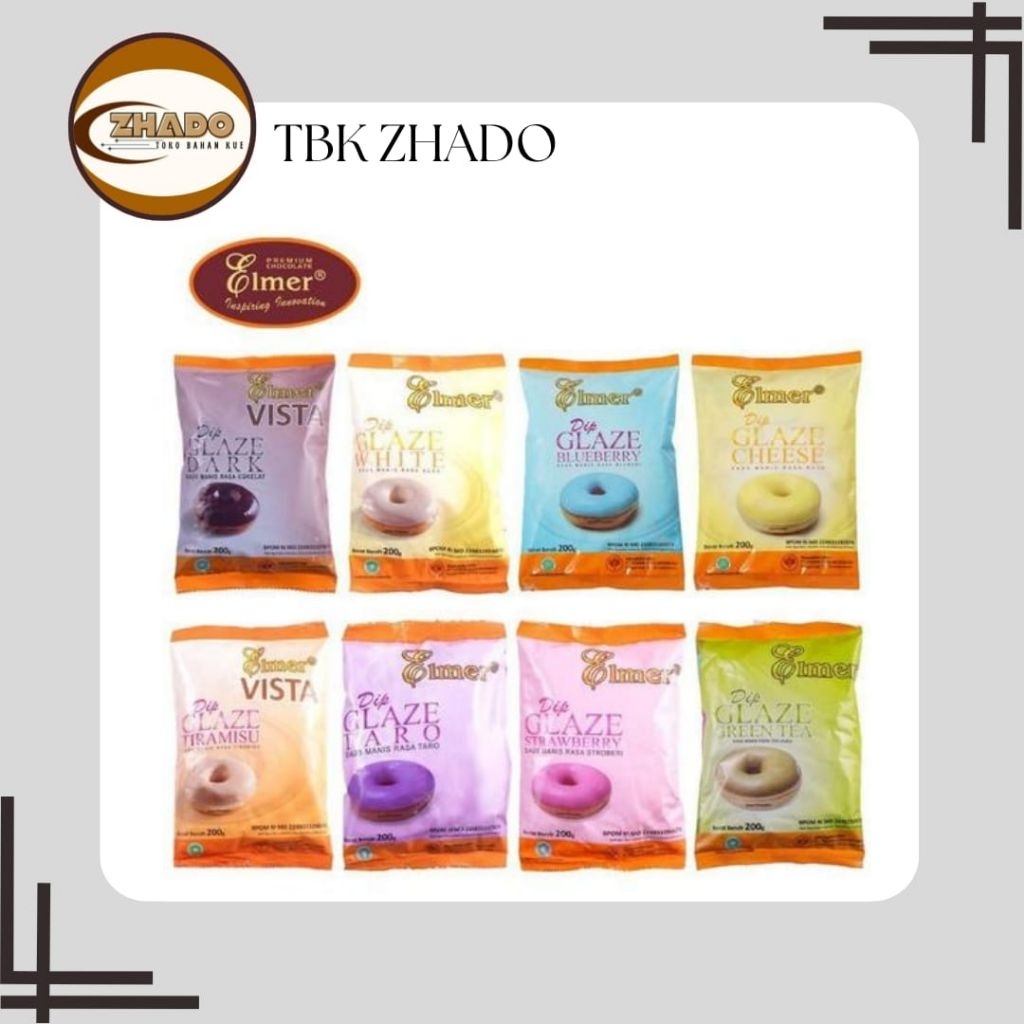 

Elmer Dip Glaze kemasan 200 gr All Varian