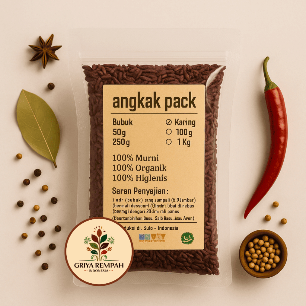 

ANGKAK KERING 500 GRAM Premium Beras Ragi Merah – Rempah Herbal Alami untuk Kesehatan & Daya Tahan Tubuh simplisia Red Fermentum Rubrum Seed