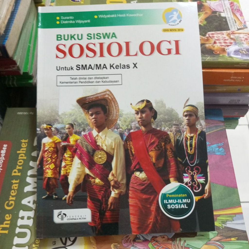 BUKU SISWA SOSIOLOGI UNTUK SMA KELAS 10 PEMINATAN ILMU ILMU SOSIAL PENERBIT CEMPAKA PUTIH
