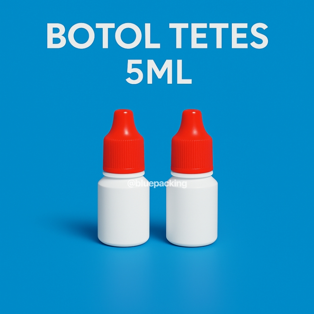 (COD) Botol tetes 5ml/Botol liquid 5ml/Botol kecil plastik/Botol pewarna kecil/Botol vitamin mata ik
