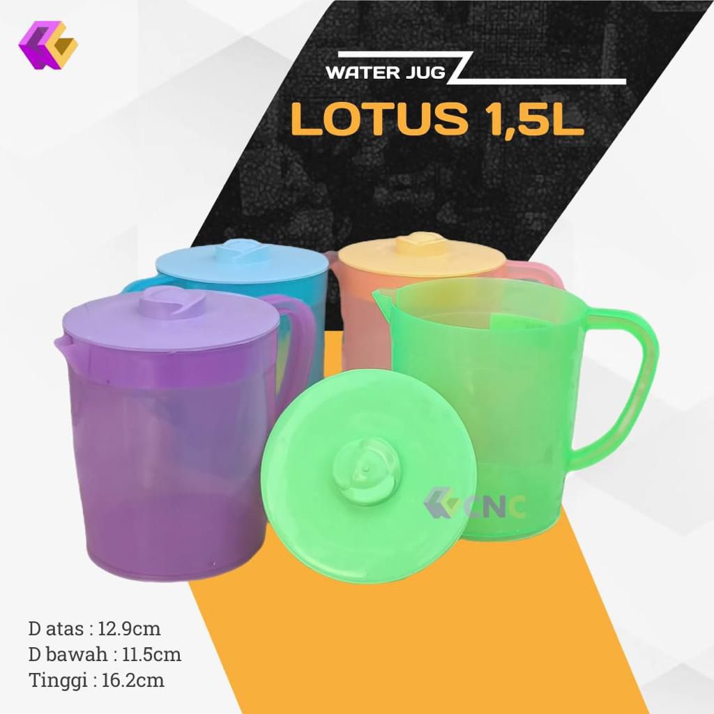 Muk plastik / water jug plastik lotus 1,5L
