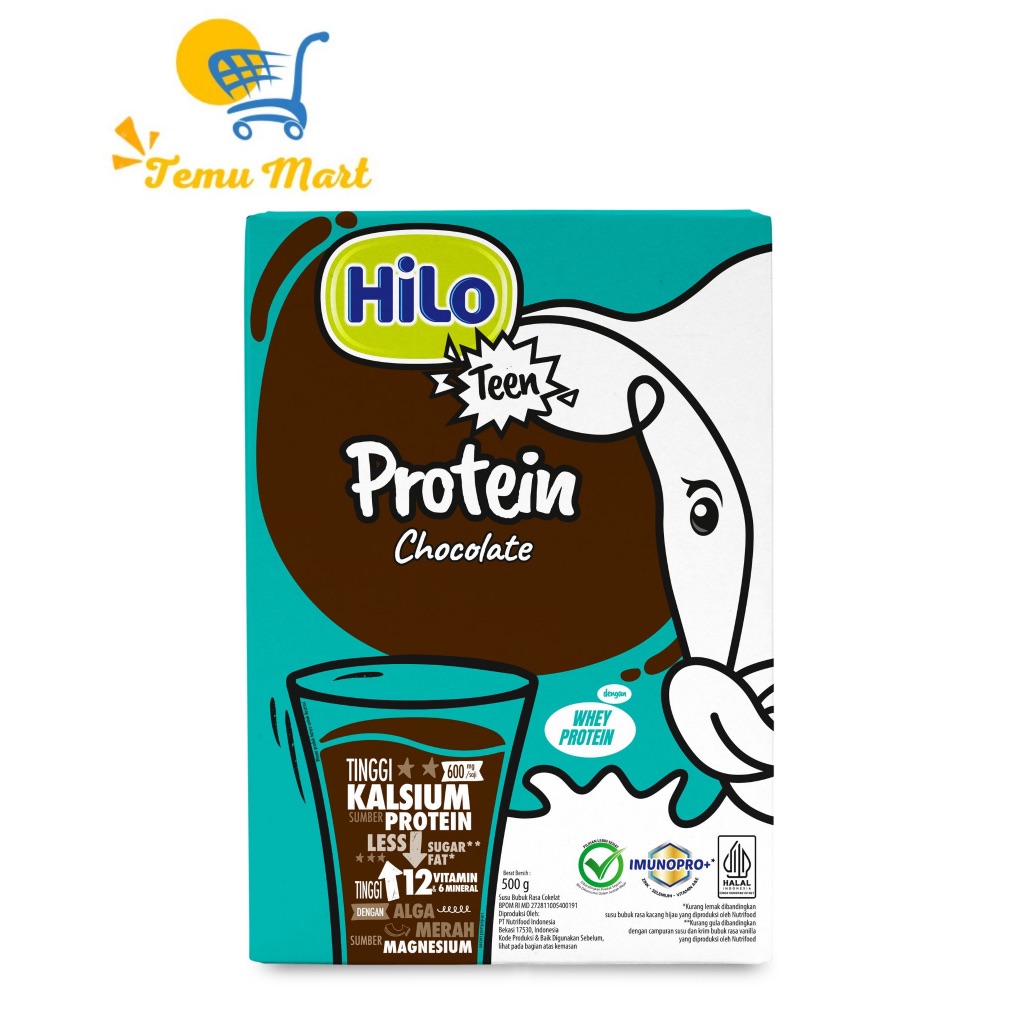 

Hilo Teen Protein Chocolate 500gr susu tinggi protein Peninggi Badan Remaja