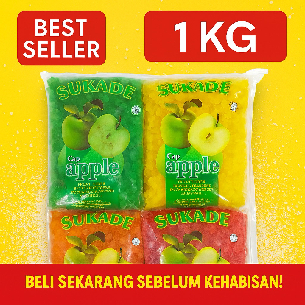 

Sukade Cap Apple 1KG – Sukade Warna-Warni Premium untuk Kue & Roti