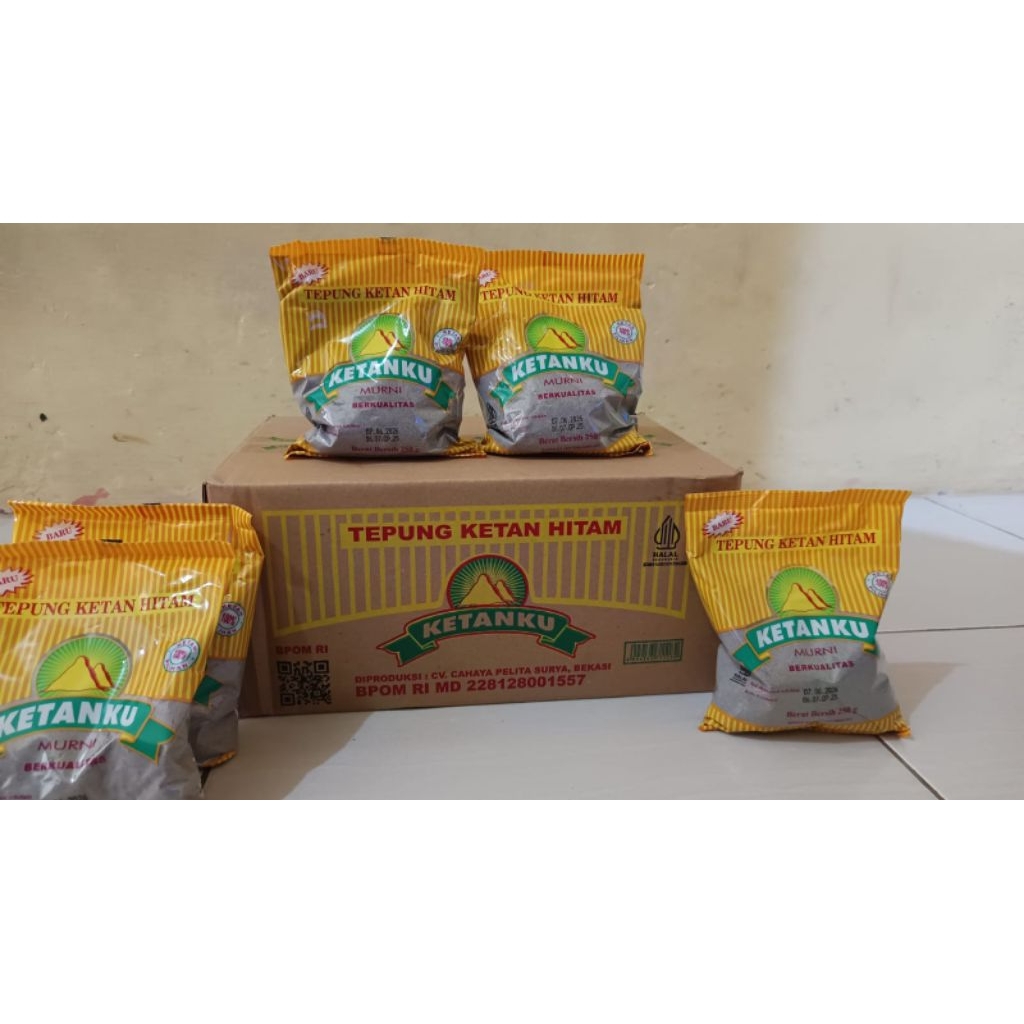 Tepung Ketan Hitam KetanKu 1 Dus Isi 20 Pcs