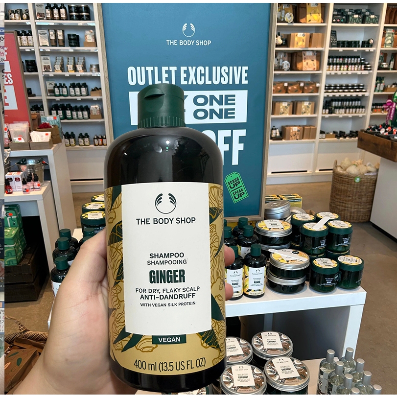 The Body Shop Ginger Shampoo / The Body Shop Ginger Anti Dandruff Shampoo 400ml/Anti Ketombe Gatal A