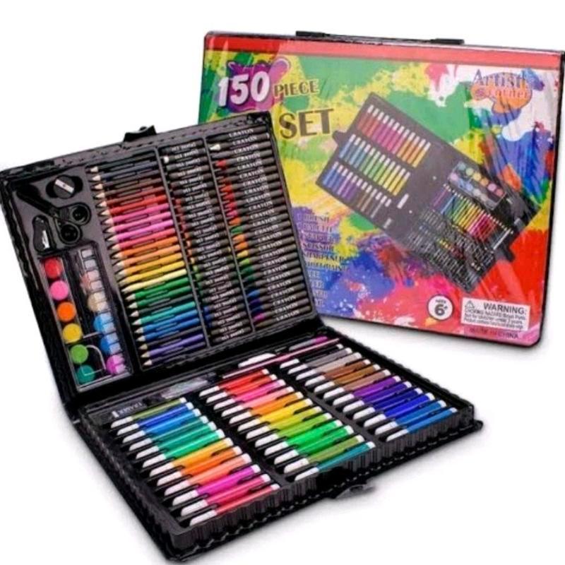 

(MGS) Pensil Warna set isi 150 pcs / pensil warna Art Set Full Crayon Anak Alat Seni Lukis Gambar / ART SET 150 Pensil Warna Crayon Set 150pcs Crayon Mewarnai 150 Warna / Crayon Set 150 Pcs Crayon Anak Cat Air Mewarnai Lengkap Pensil Warna Spidol