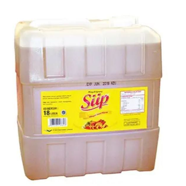 

Siip Minyak Goreng Jerigen Kemasan 18 Liter