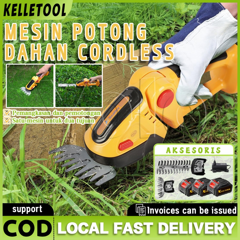 24Volt Mesin Alat Pemangkas Rumput Listrik Mini Mesin Potong Rumput Portable Elektrik Alat Potong 2i