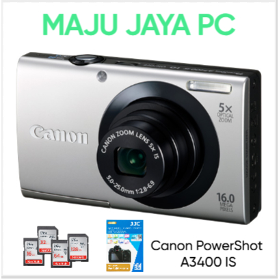 CANON POWERSHOT A3400 IS DIGITAL CAMERA