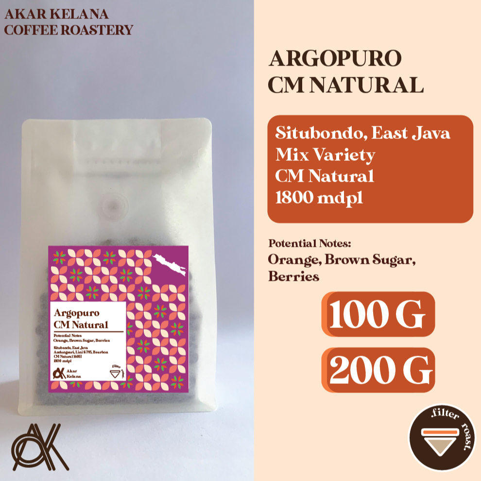 

Kopi Arabika Filter Argopuro CM Natural