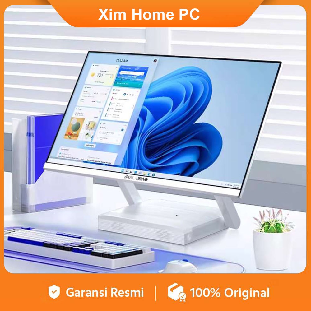 【Xim Home】Pc All In One Intel Core i5 Komputer Full Set Pc  Gaming Fullset Mini Pc Monitor Pc Gaming