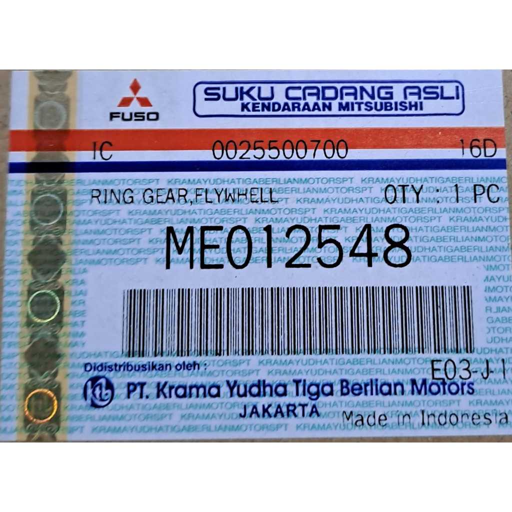 RING GIGI FLYwheel / GIGI ANGIN MITSUBISHI CANTER / ME012548