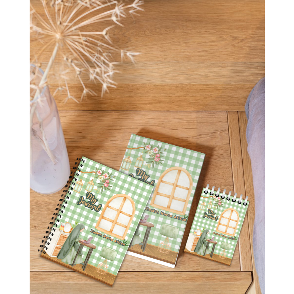 

Buku Notebook 3 in 1 Full Color FREE (Custom Desain) Hadiah wisuda, ulang tahun, sovenir pernikahan