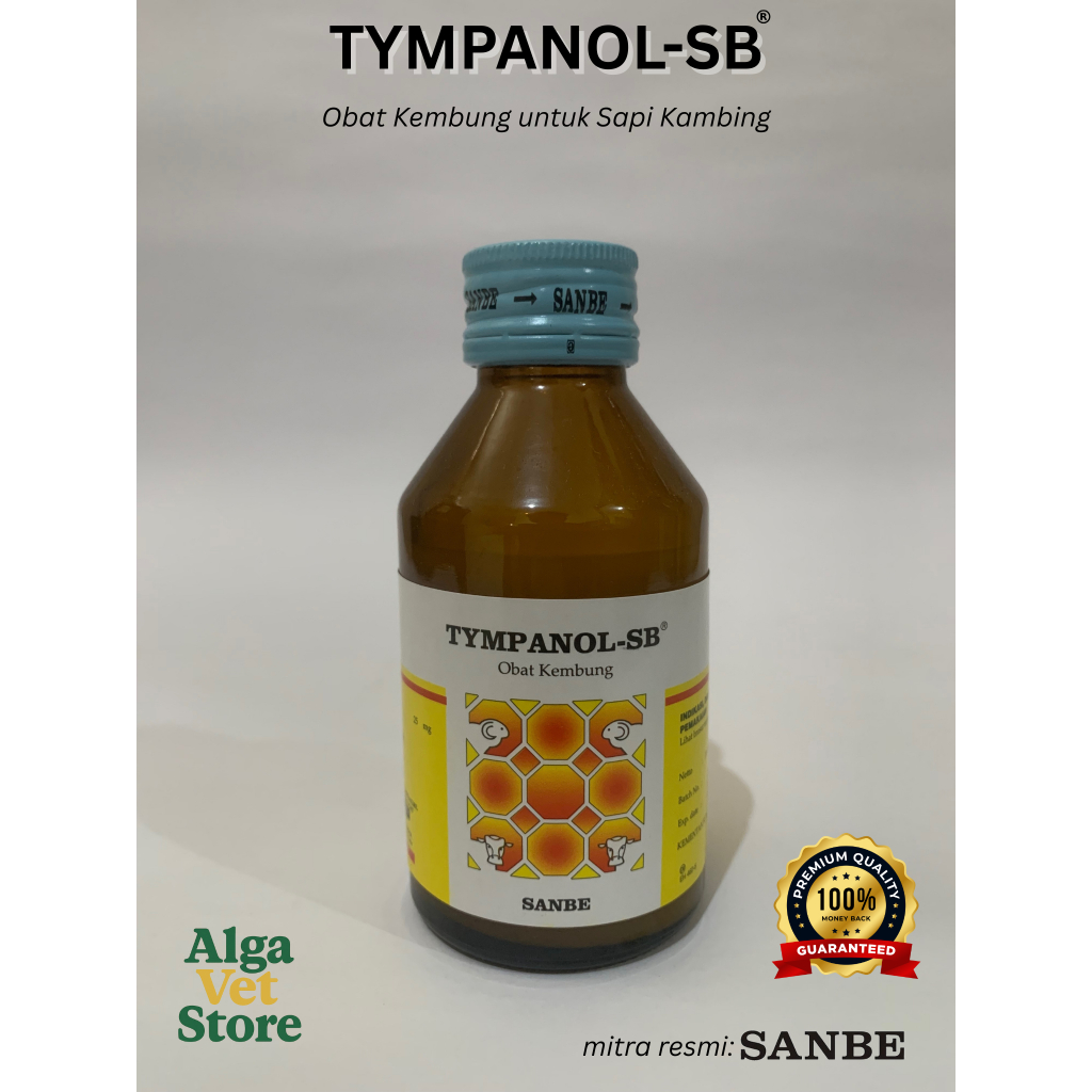 SANBE Tympanol SB 100 ml Obat Kembung Sapi Kerbau Domba Kambing
