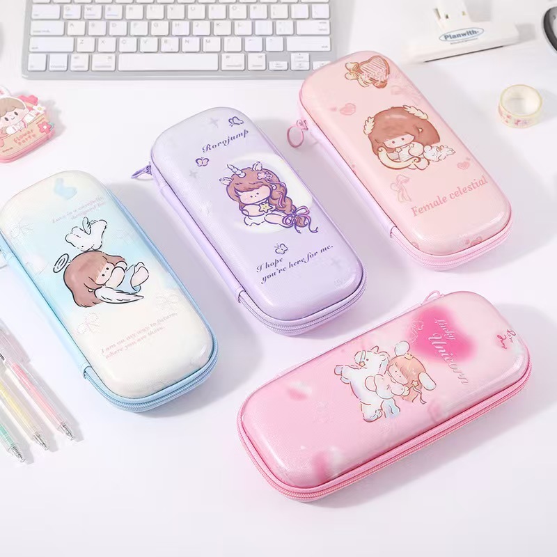 

Sparkling EVA pencil case, multi-layer storage stationery box for female primary and secondary school students