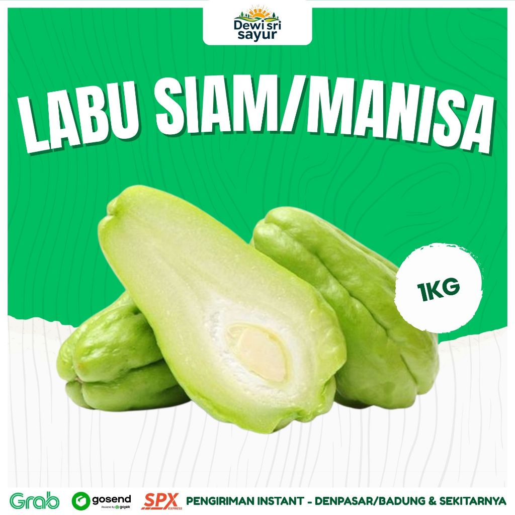 

Labu Siam / Manisa 1kg – Dewi Sri Sayur