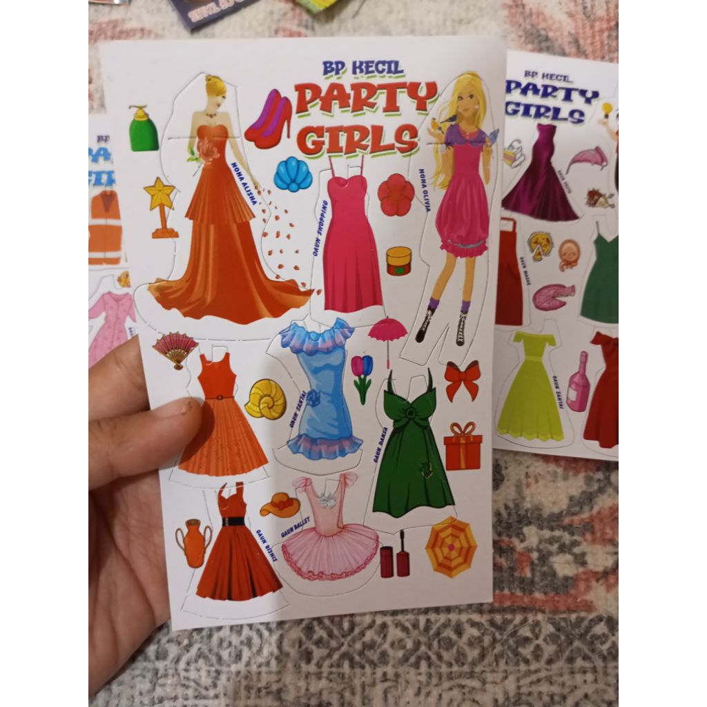 Mainan BP (bongkar pasang kertas)