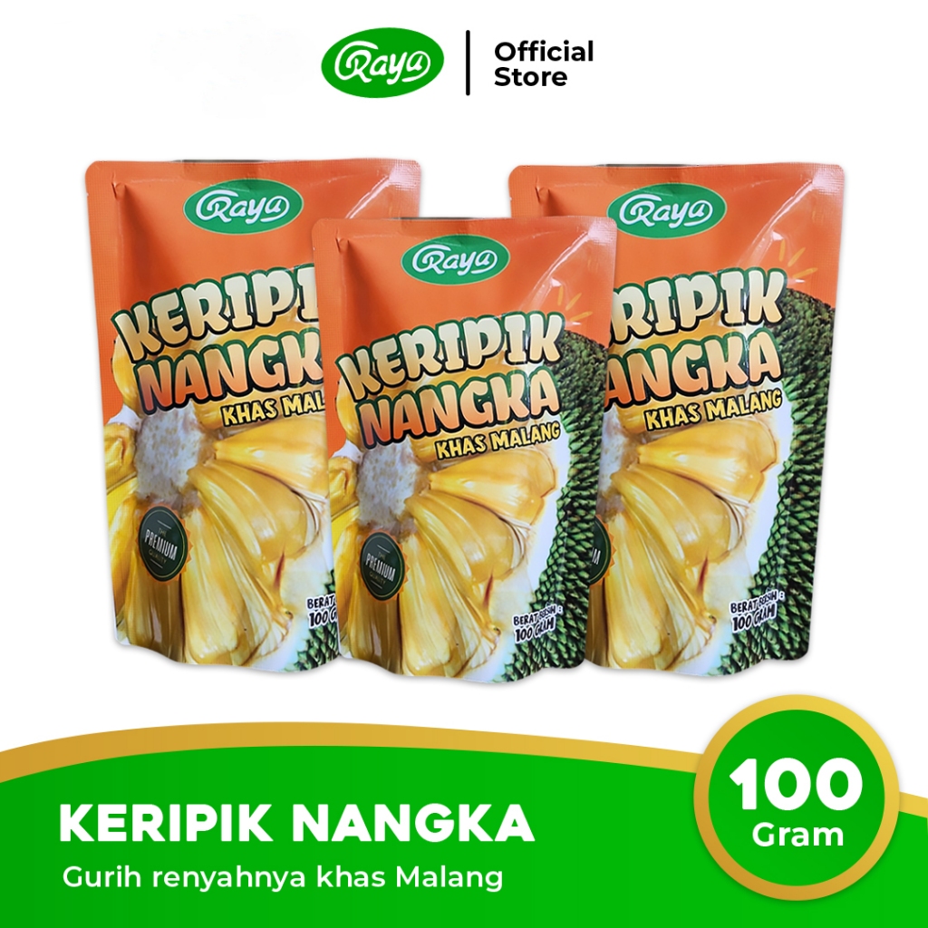 

Keripik Buah Nangka Raya 100 gram - Kripik Premium Renyah Gurih | Camilan Oleh Oleh Khas Malang
