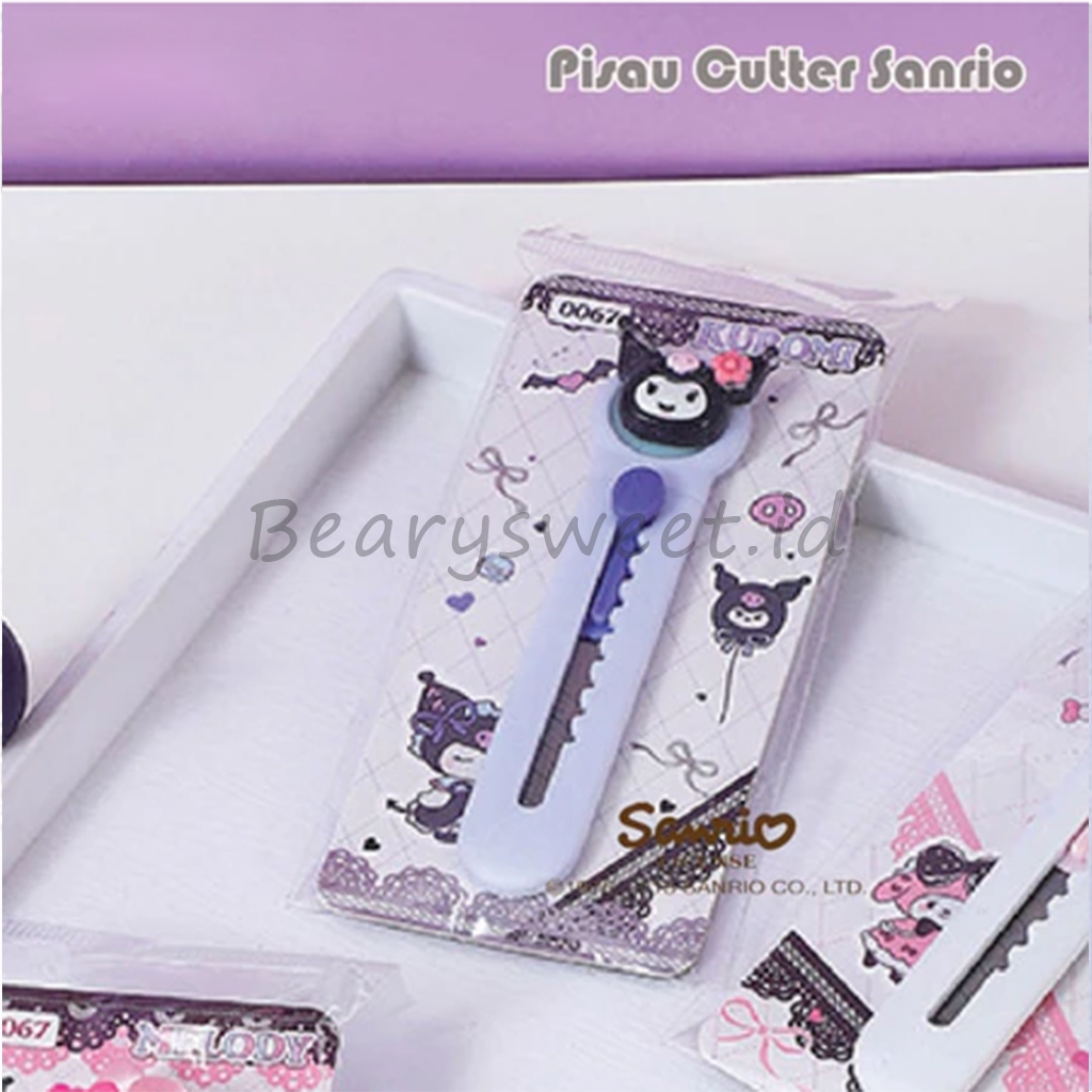 

Cutter kertas mini Sanrio lucu kuromi my meody Alat Tulis Sekolah Kantor