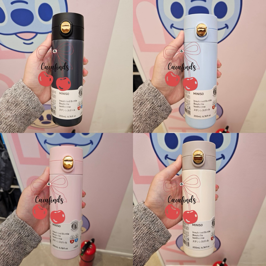 MINISO‼️Insulated Bottle Stainless Steel / Botol Minum / Termos Mini Stainless Miniso Collection (20