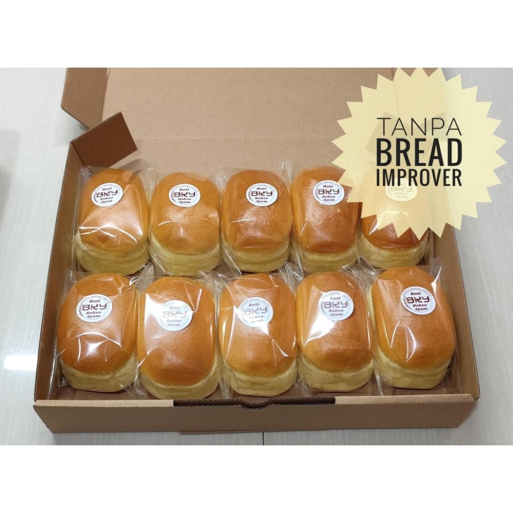 

Roti Baso Jadoel BKY Tanpa Bread Improver