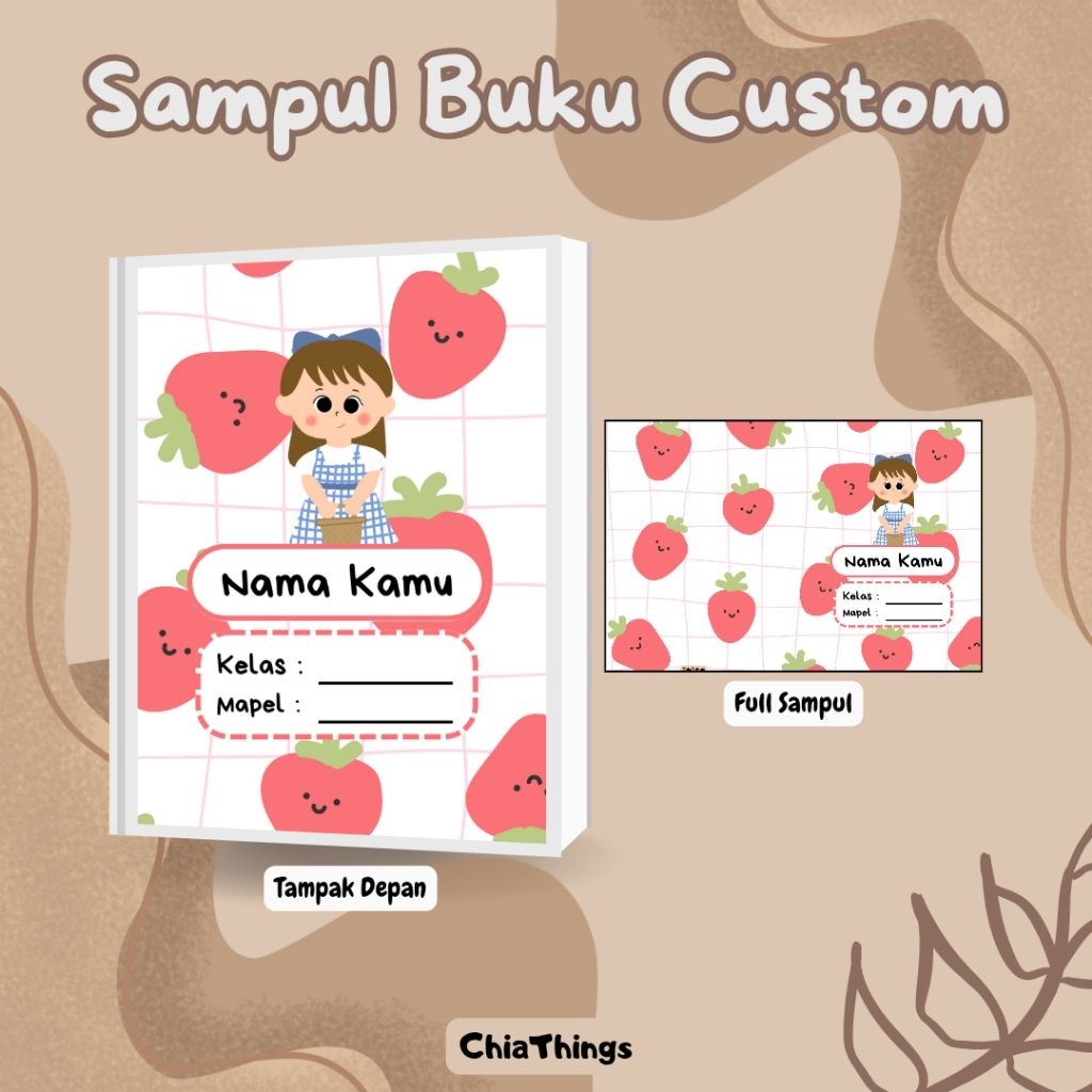 

Sampul Buku Custom (Girls)