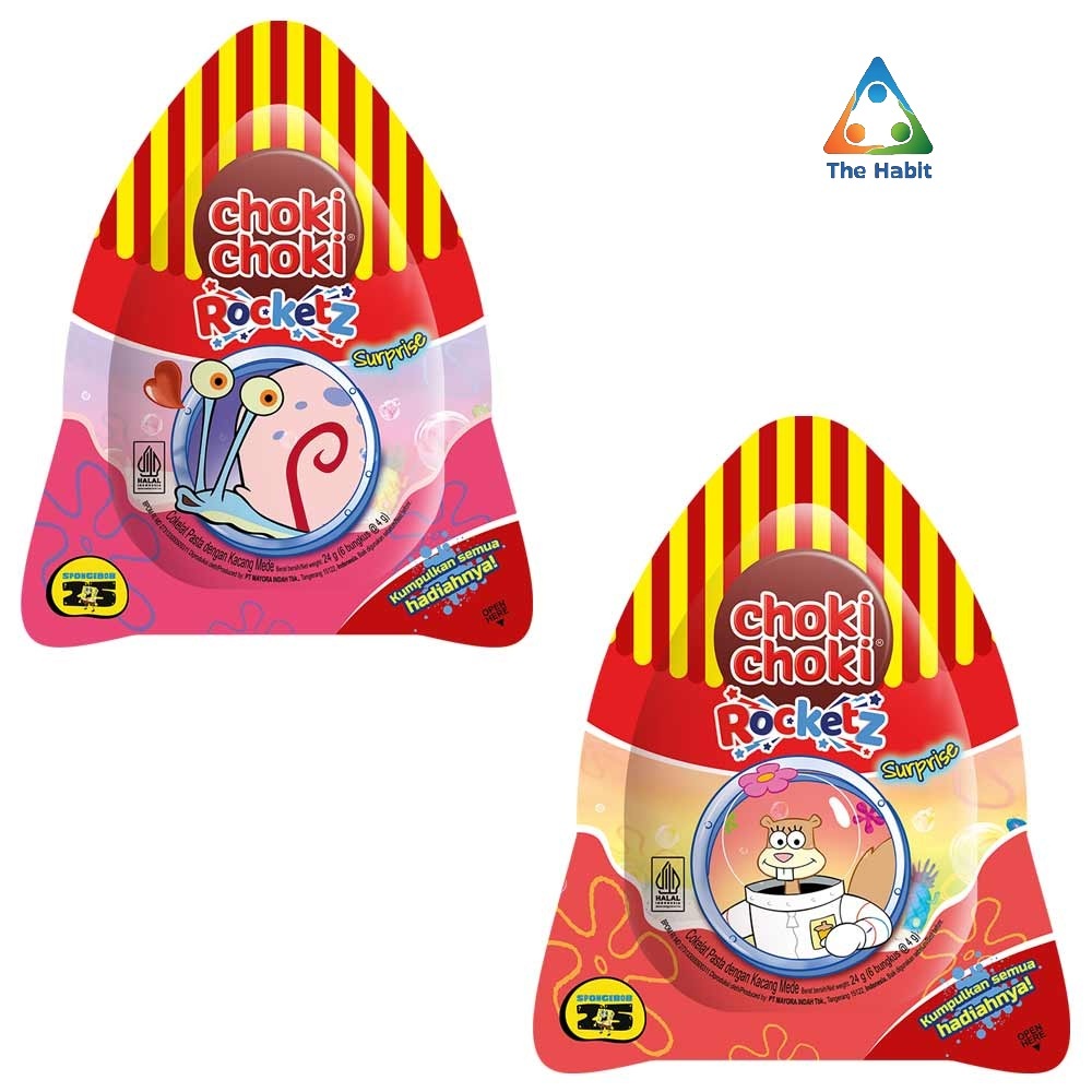 

(The Habit) choki choki Rocketz 45 gr chocolate surprise