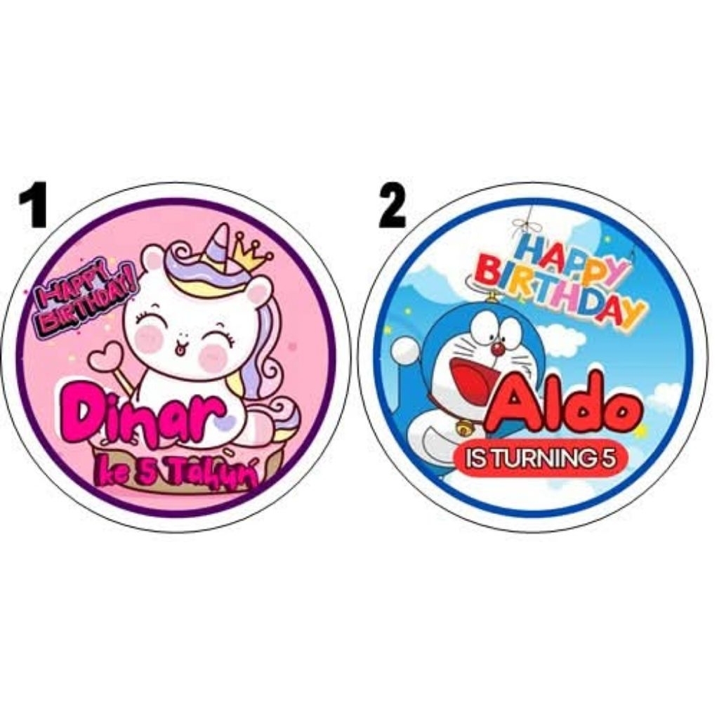 

20 pcs label gantung untuk ulang tahun