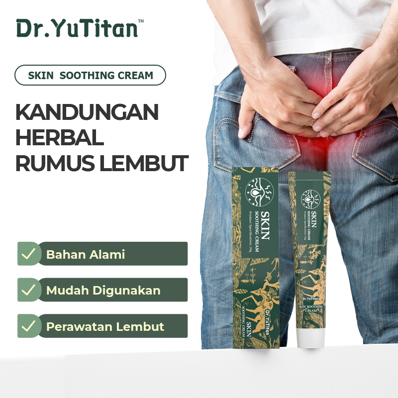 Dr.YuTitan Skin Soothing Cream Meringankan gatal-gatal peranal, rasa sakit, ketidaknyamanan menghila