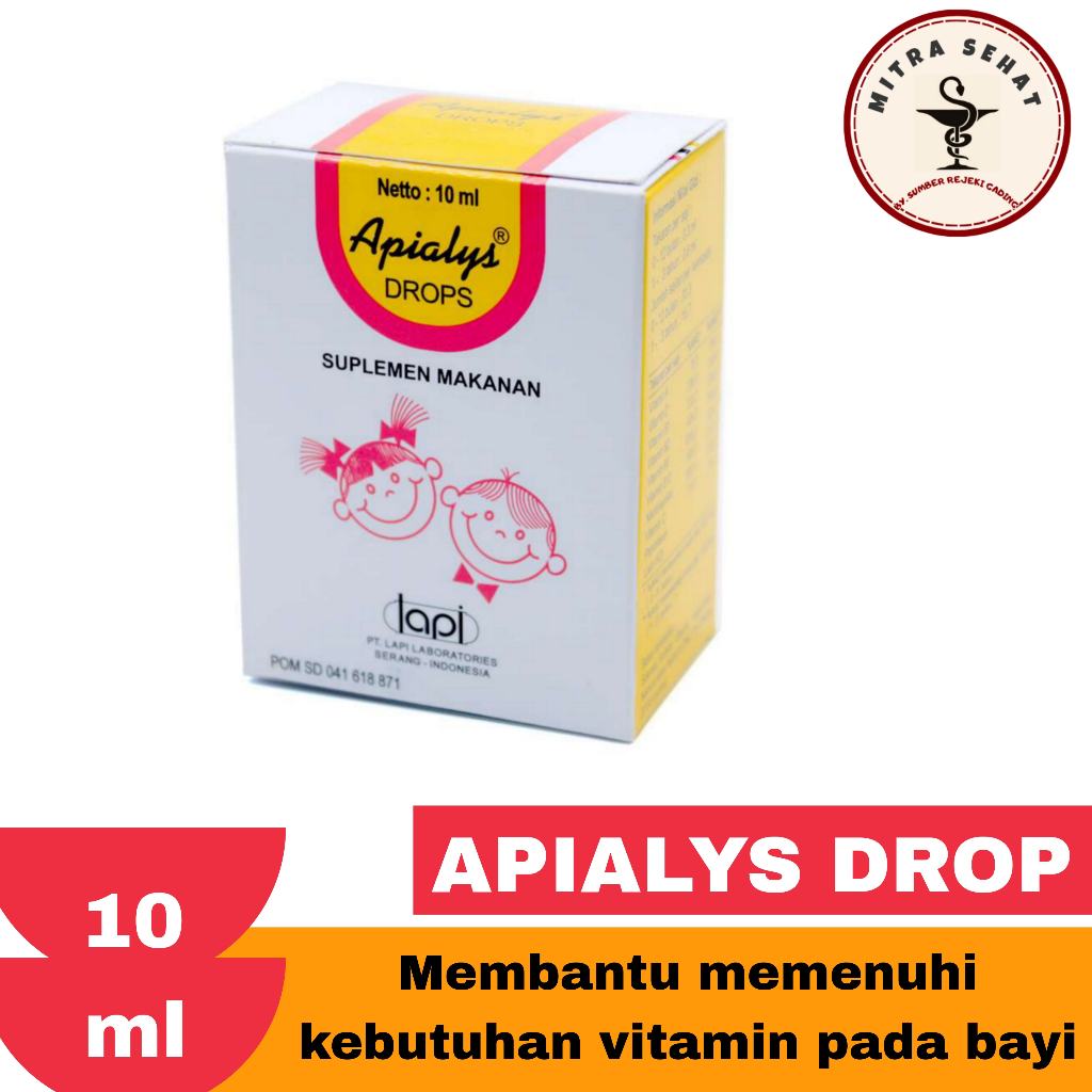 Apialys Drop 10 ml - Asupan Vitamin Anak/Bayi