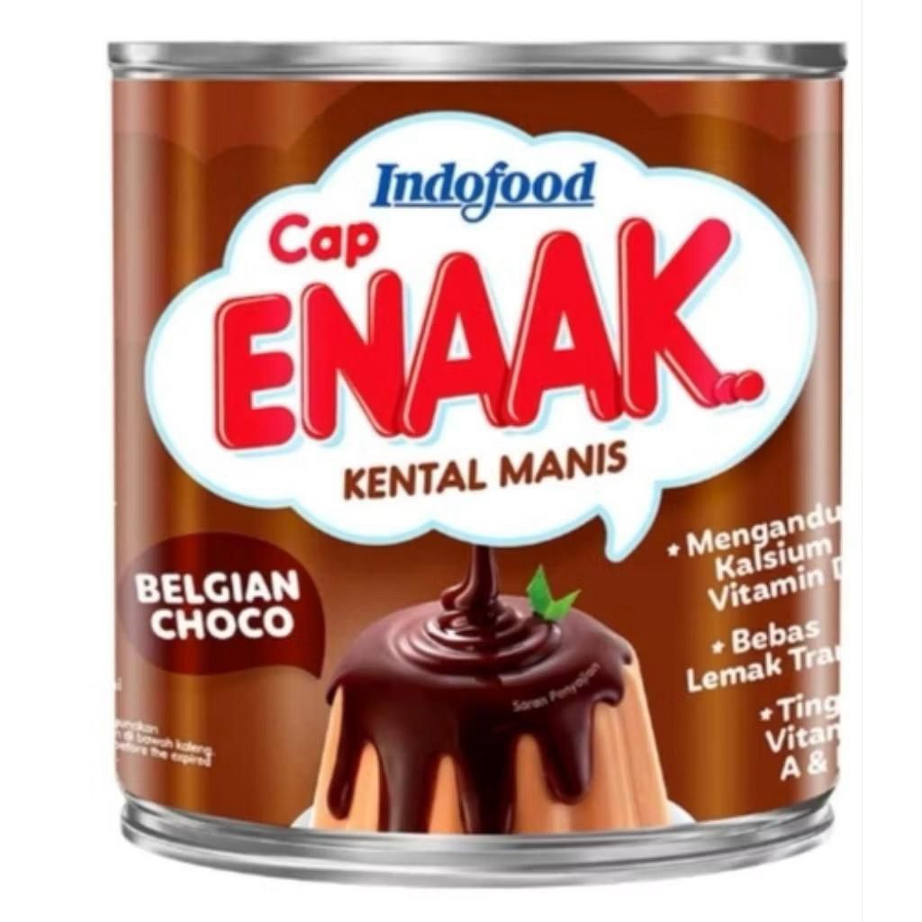 

Indofood Cap Enaak Kental Manis Coklat Kaleng 370gr